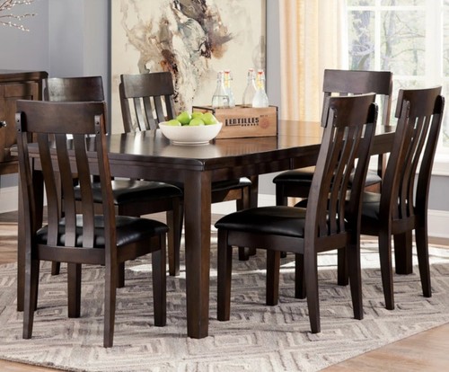 Espresso brown dining set - 7, pc